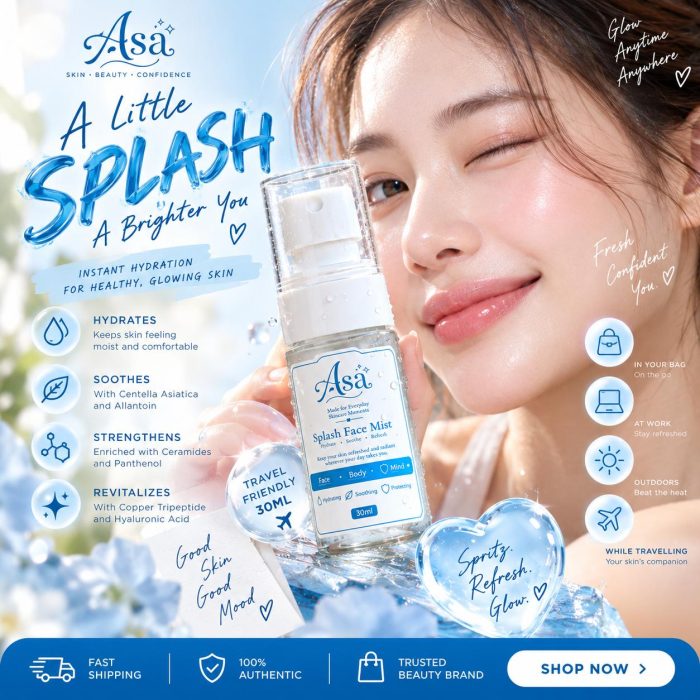 ASA Splash Face Mist 30ml - for hydration